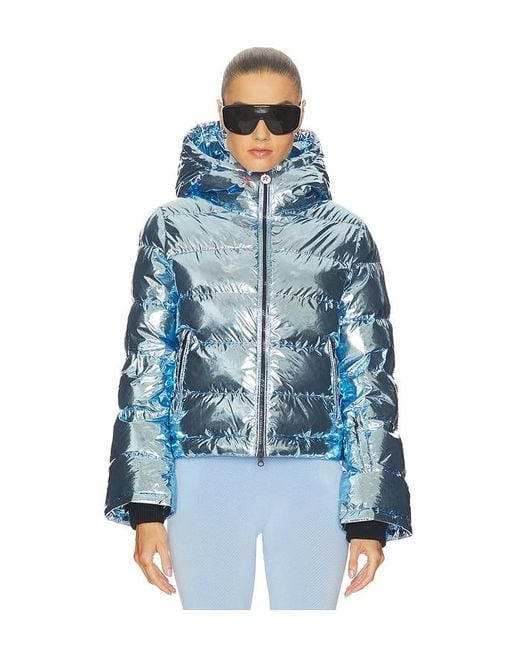 Perfect Moment Blue Polar Flare Iii Down Ski Jacket