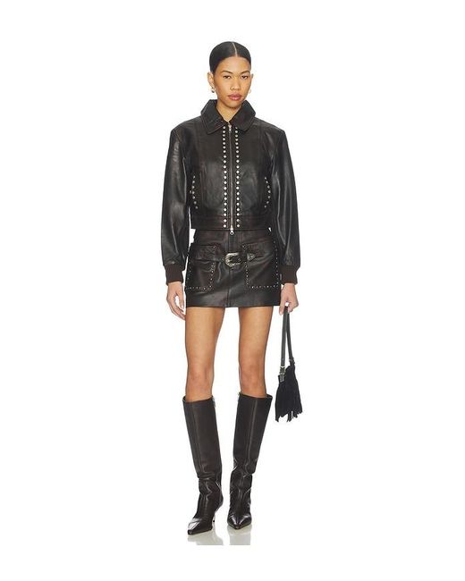Urban Outfitters Black Studded Jacket