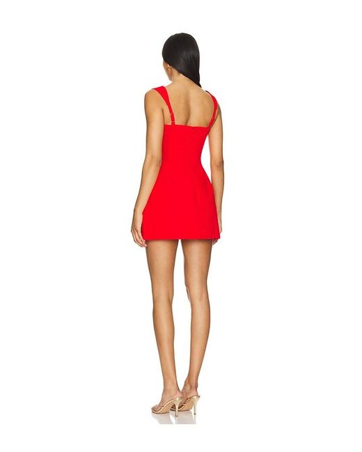 Amanda Uprichard Red Bethany Romper