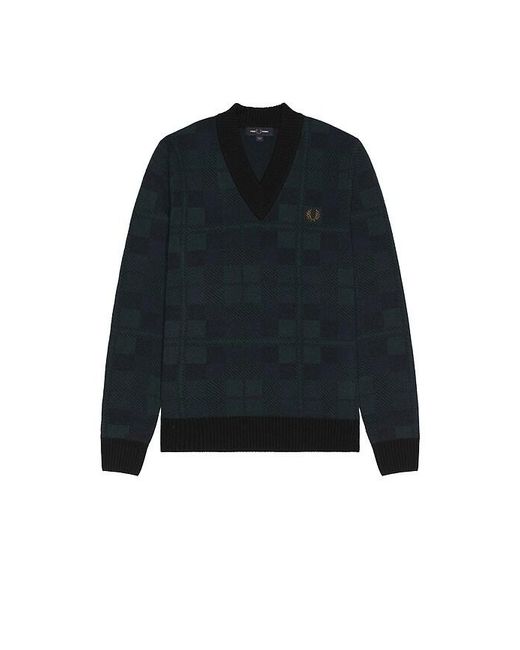 Fred Perry Blue Jumper for men