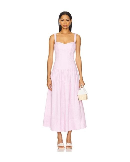 Nicholas White X Revolve Makenna Corset Midi Dress