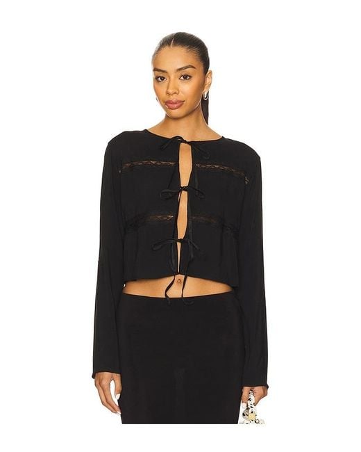 Bella Venice Camille トップ Black