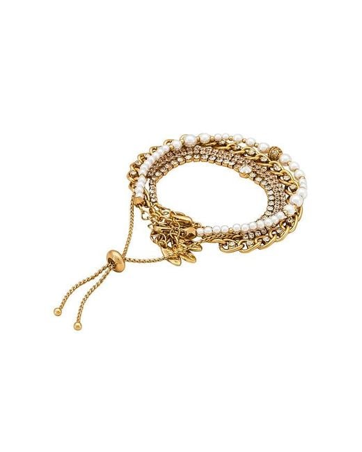 Ettika Metallic Chain Bracelet Set