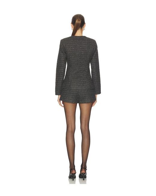 Line & Dot Black Peria Romper