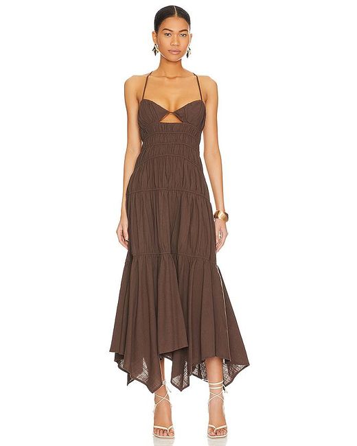 SNDY'S Brown Kleid Tahlia