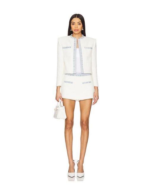 SER.O.YA White Harper Mini Skort
