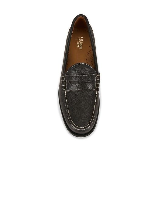 G.H.BASS Black Berkeley Loafers for men