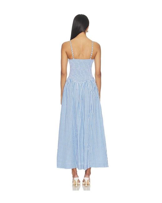 LSPACE Blue Misha Midi Dress