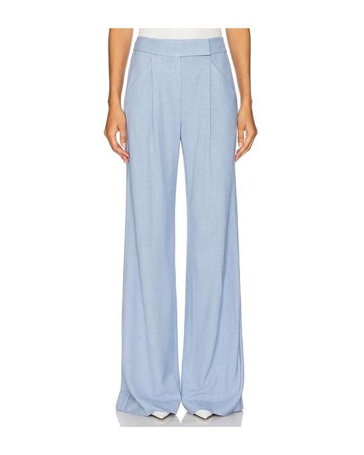 Veronica Beard Blue Marbeau Pant