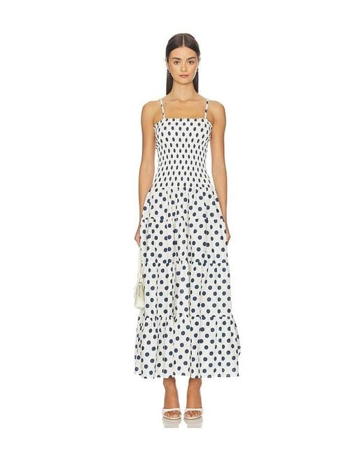 Peixoto White Clementine Maxi Dress