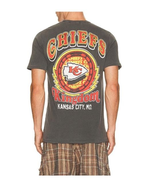 Junk Food Multicolor Chiefs City Edition Vintage Tee for men