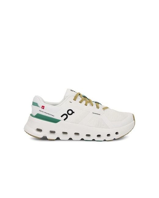 On Shoes White Cloudrunner 2 Sneaker
