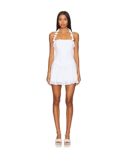 MAJORELLE White Brittan Mini Dress
