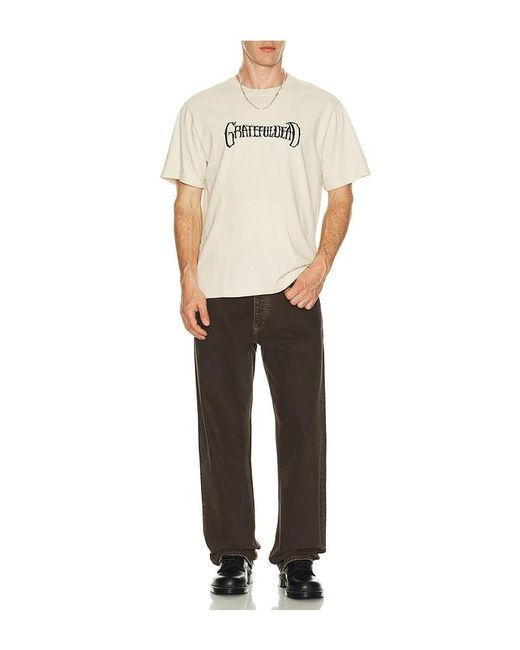 Malbon Natural X Grateful Dead Bermuda Tee for men