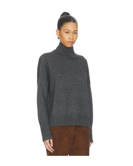 Elodie the Label Gray Spence Turtleneck Sweater