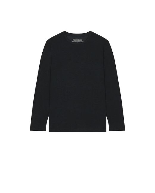 Beyond Yoga Black Featherweight Always Beyond Long Sleeve Crew 2.0 for men