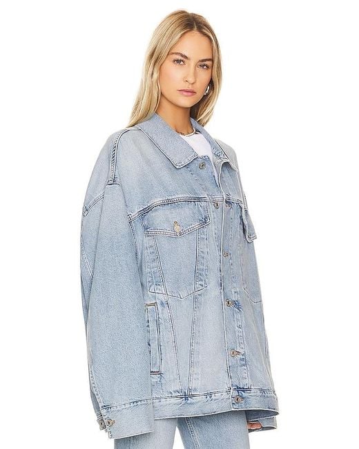 Agolde Blue Wayne Denim Jacket