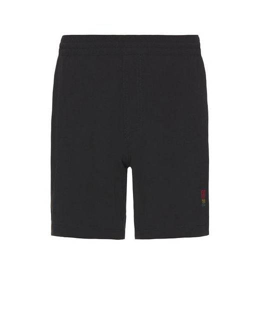 Global shorts Topo de hombre de color Black