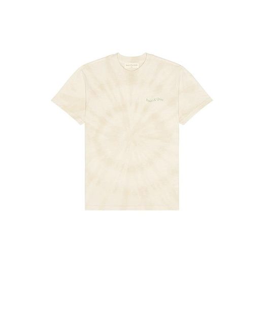 Museum of Peace & Quiet Blue Wordmark Tye Dye T-Shirt for men