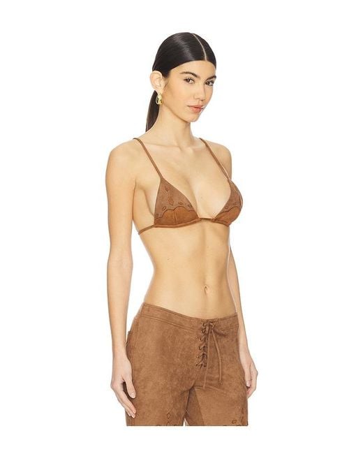 Leslie Amon Natural X Revolve Coyote Ugly Top