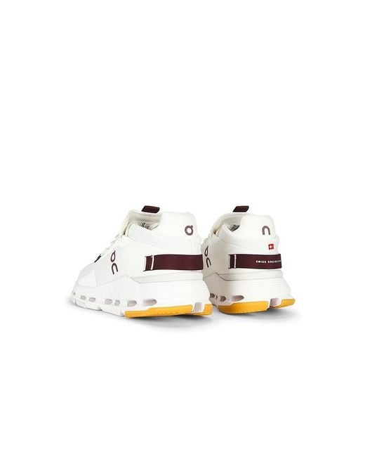On Shoes White Cloudnova 2 Sneaker