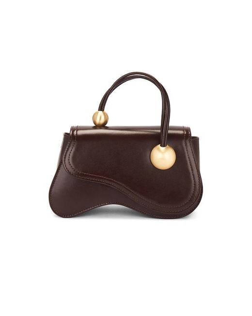 Cult Gaia Brown Kazia Crossbody Bag