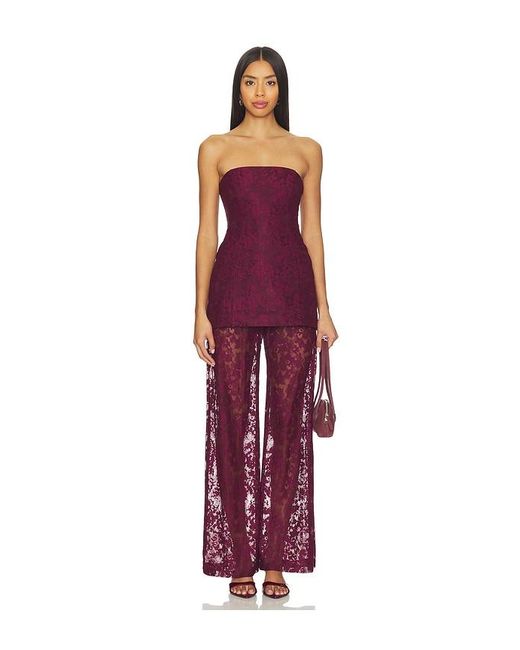Amanda Uprichard Red X Revolve Mariko Pant