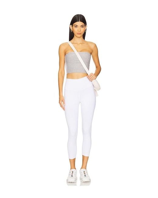 Beyond Yoga Multicolor Space Dye Strapless Stripe Top