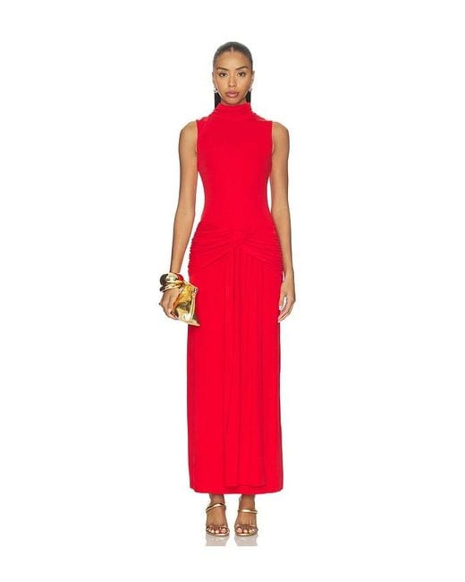 Madison The Label Red Kalisha Maxi Dress