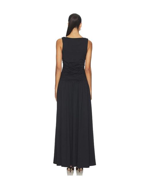 Susana Monaco Black Low Waist Wire Maxi Dress