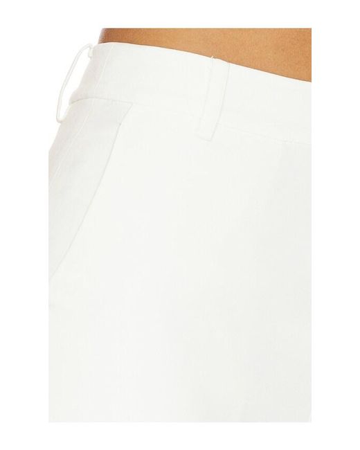 MARRKNULL White Mesh Panel Long Pant