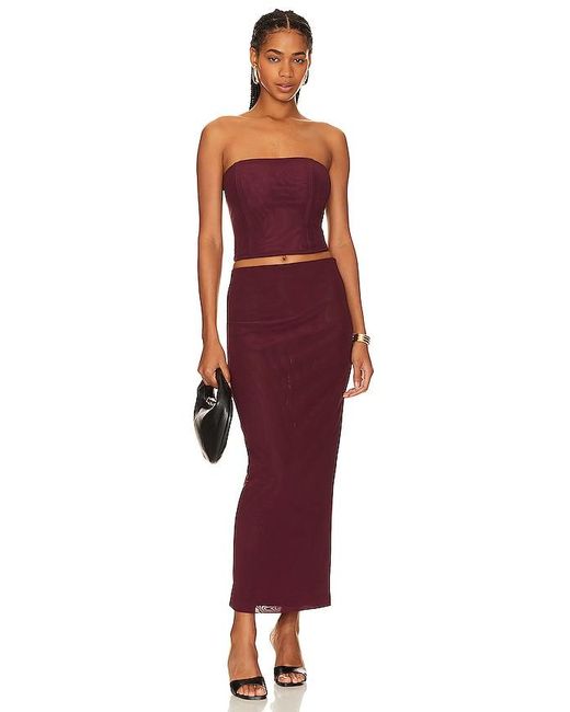 Camila Coelho Red Osiris Top