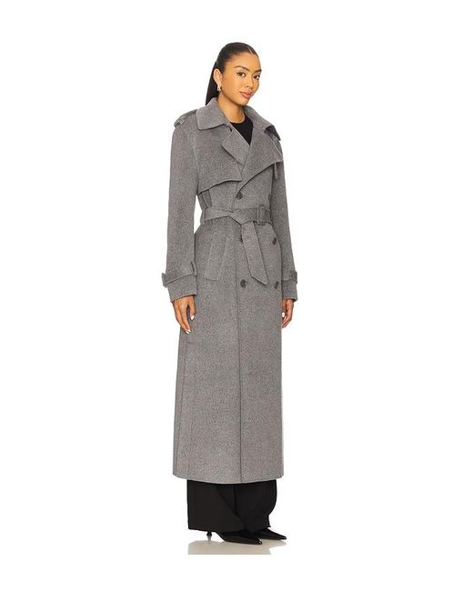 Jonathan Simkhai Black Rumi Belted Long Coat