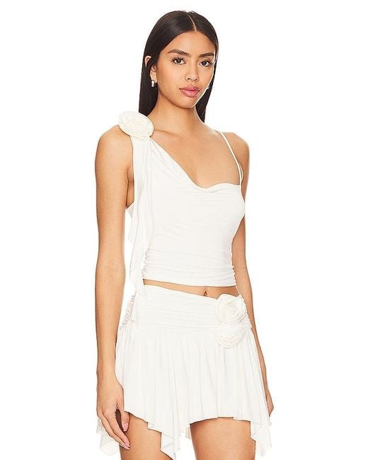 Lovers + Friends White Casey Top