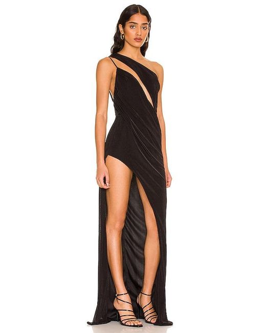 Katie May Black X Revolve A Cut Above Gown