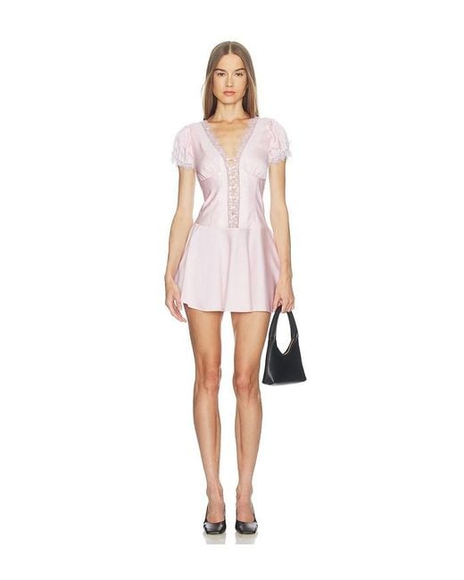 LOBA Multicolor Mariana Mini Dress