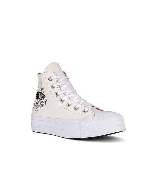 Converse White SNEAKERS CHUCK TAYLOR ALL STAR LIFT