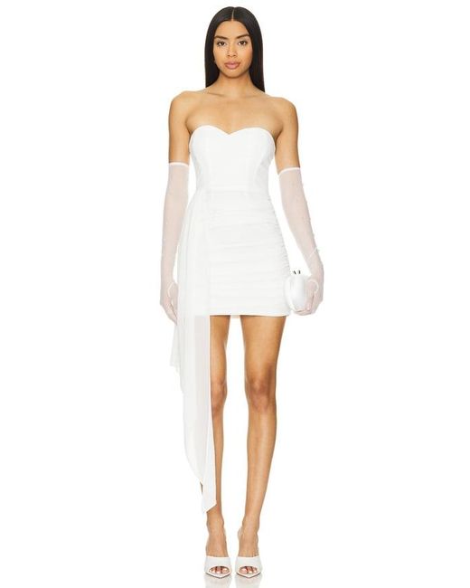 superdown White Alivia Mini Dress