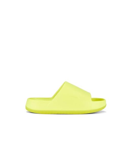 Nike Yellow Calm Slide for men