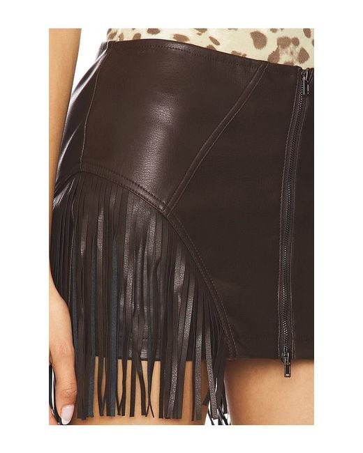 Falda Riley En Color Chocolate Talla En superdown de color Black