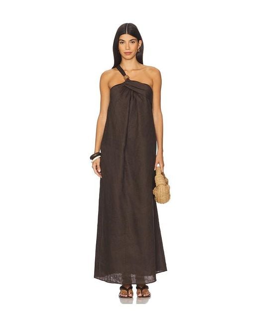 House of Harlow 1960 Women's Brown X Revolve Faustine Maxi Dress