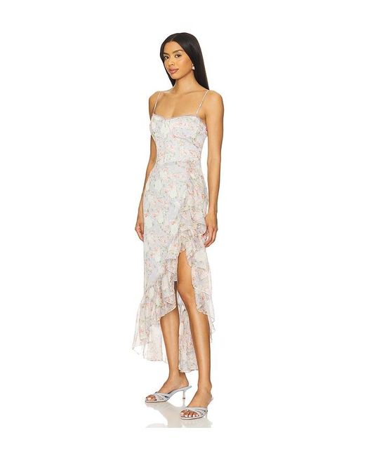 Astr White High-Low-Kleid Dress
