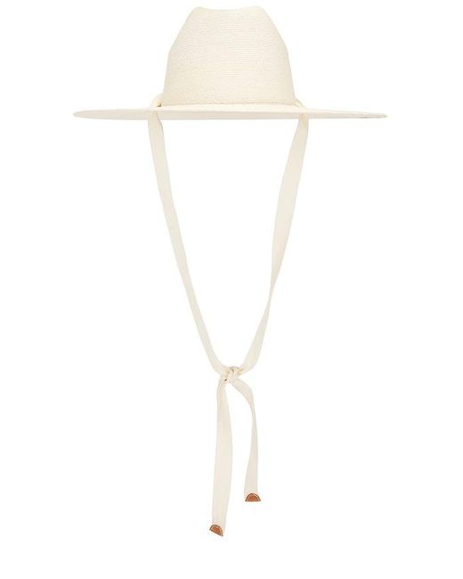 Sombrero palmer Janessa Leone de color White