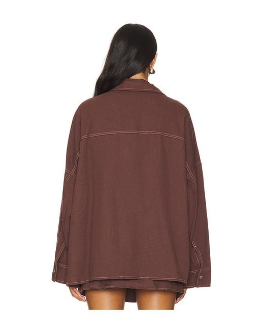 BY.DYLN Brown Avant Jacket