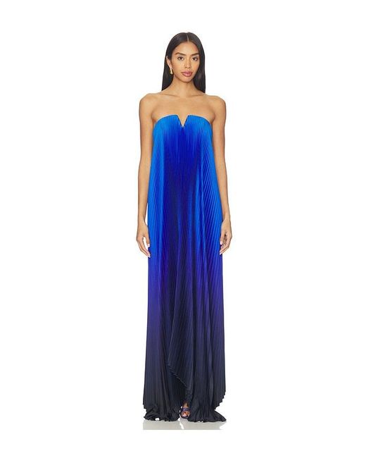 L'idée Blue Tie Gown