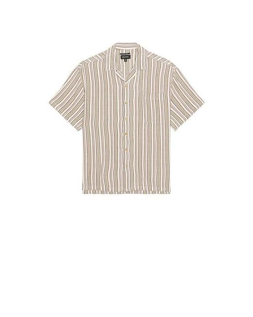 Brixton Multicolor Bunker Twisted Stripe Woven Shirt for men