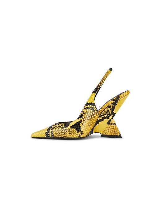The Attico Metallic Cheope 105Mm Slingback Heel
