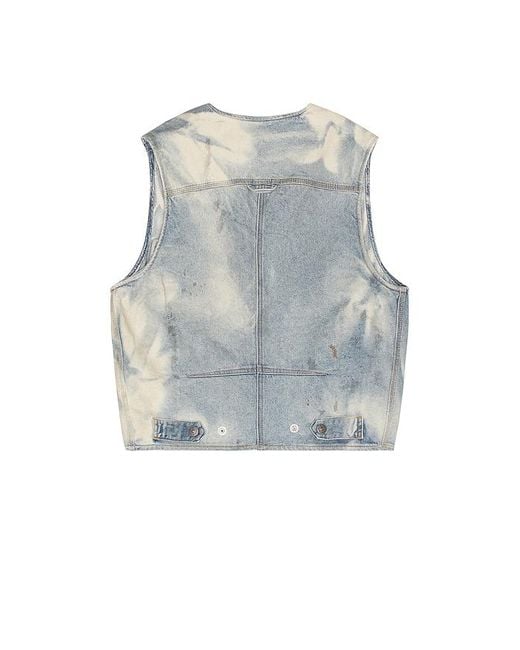 DIESEL White Samp Vest for men