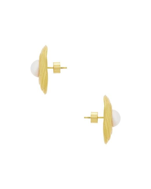 Galley Los Angeles Yellow Odette Pearl Earring