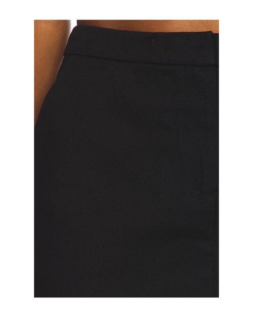 Line & Dot Black Eton Mini Skirt